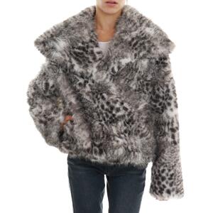 GIUBBOTTO ECOPELLICCIA GRIGIO